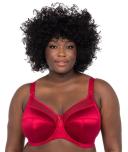 Goddess Keira Underwired Banded Bra - Crimson - 22E Crimson