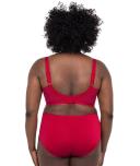 Goddess Keira Underwired Banded Bra - Crimson - 24E Crimson