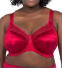 Goddess Keira Underwired Banded Bra - Crimson - 24GG Crimson