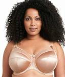 Goddess Keira Underwired Banded Bra - Fawn - 12HH Fawn