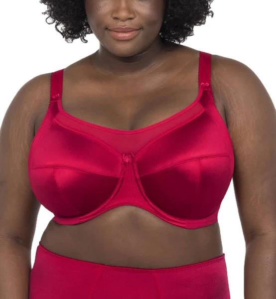 Goddess Keira Underwired Full Cup Bra - Crimson - 20K Crimson