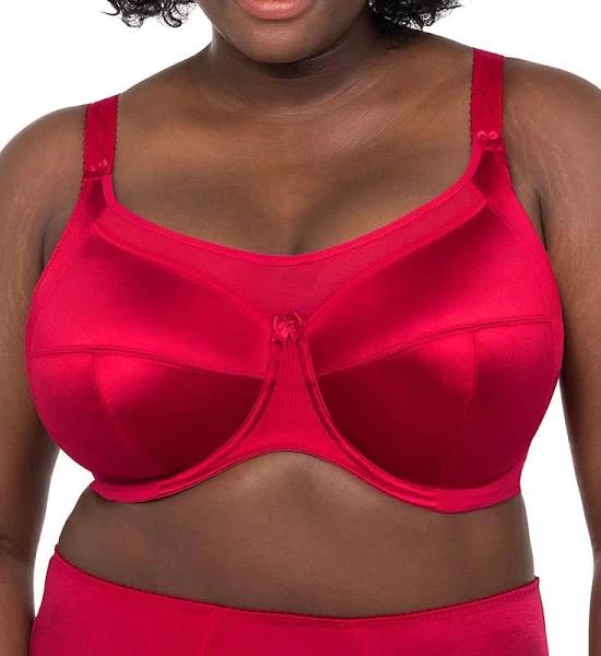 Goddess Keira Underwired Full Cup Bra - Crimson - 26FF Crimson