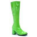 Gogo Yellow Patent Womens Boot - 9