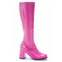 Gogo Yellow Patent Womens Boot - 9