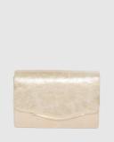 Gold Adele Evening Clutch Bag