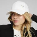 Gold Metal Cat Unisex Cap in White, Polyester by Puma