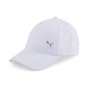 Gold Metal Cat Unisex Cap in White, Polyester by Puma