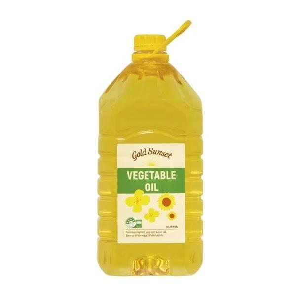 Gold Sunset Vegetable Oil 4L