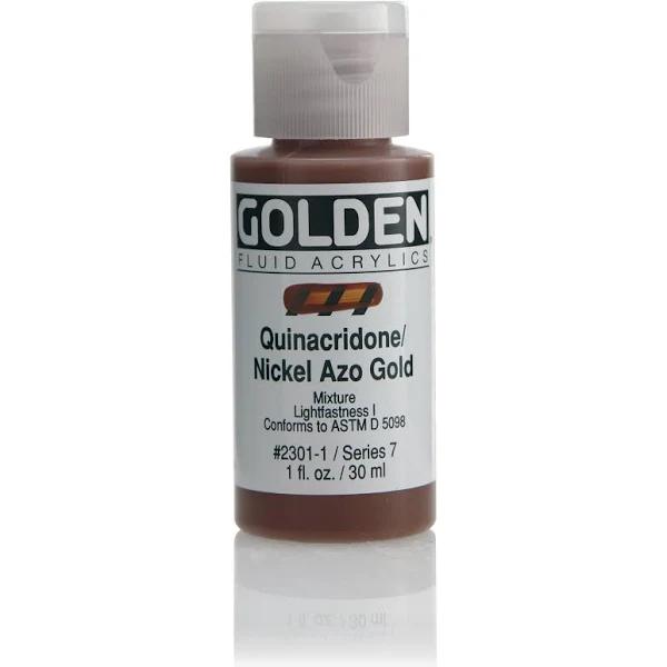 Golden Fluid Acrylic 118ml Quinacridone Nickel Azo Gold