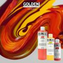 Golden : Fluid : Acrylic Paint : 236ml (8oz) : Pyrrole Red Light