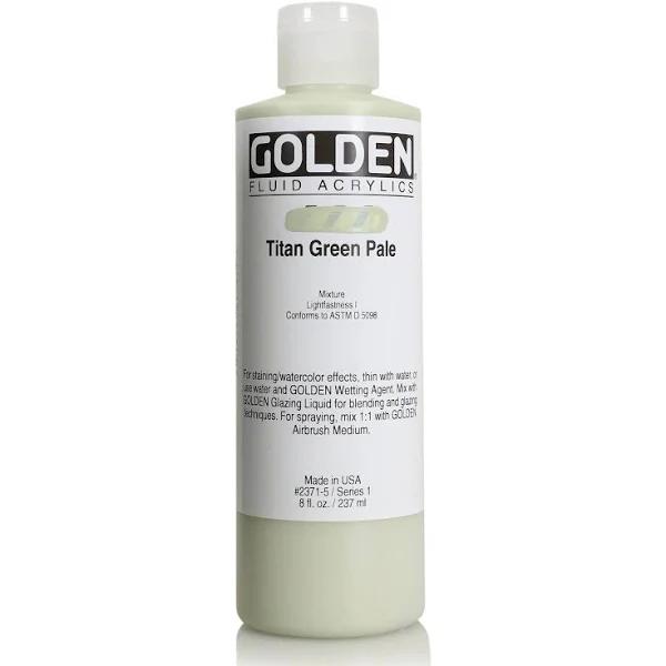 Golden : Fluid : Acrylic Paint : 236ml (8oz) : Titan Green Pale I