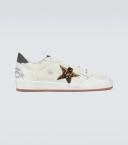 Golden Goose Ball Star Leather Sneakers