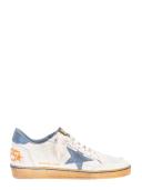 Golden Goose Ball Star Leather Sneakers clear blue