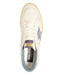 Golden Goose Ball Star Leather Sneakers clear blue