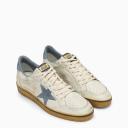Golden Goose Ball Star Leather Sneakers clear blue