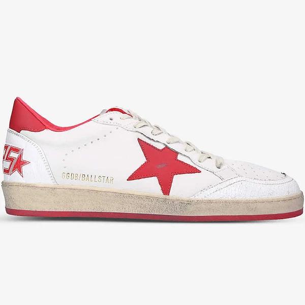 Golden Goose Ball Star Low-Top Sneakers - White - 42