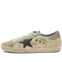 Golden Goose Beige & Taupe Super-Star Sneakers