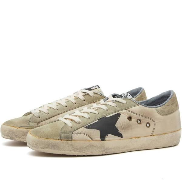 Golden Goose Beige & Taupe Super-Star Sneakers