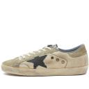 Golden Goose Beige & Taupe Super-Star Sneakers