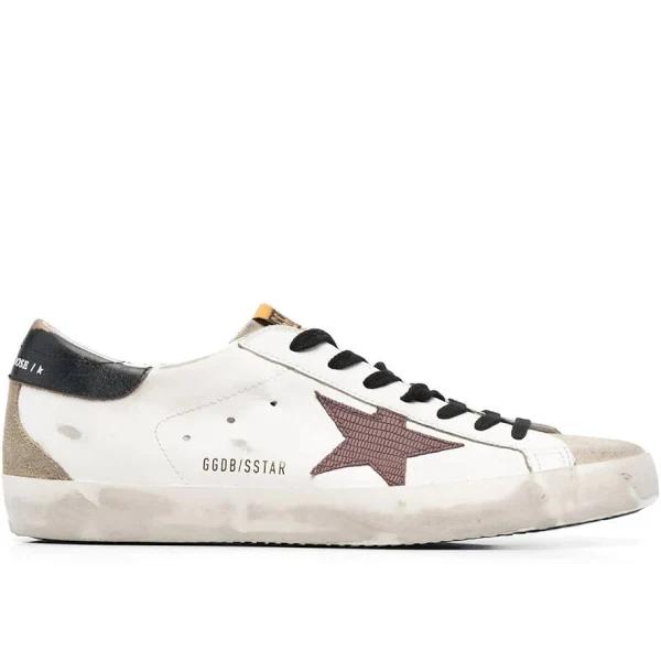 Golden Goose Blue & White Super -Star Sneakers