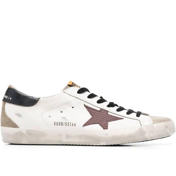Golden Goose Blue & White Super -Star Sneakers