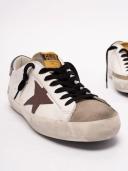 Golden Goose Blue & White Super -Star Sneakers