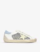 Golden Goose Glitter Super-Star Sneakers - Silver - 36