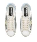 Golden Goose Glitter Super-Star Sneakers - Silver - 38