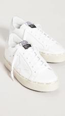 Golden Goose Hi Star Sneakers | Silver/White | Size 38 | Shopbop