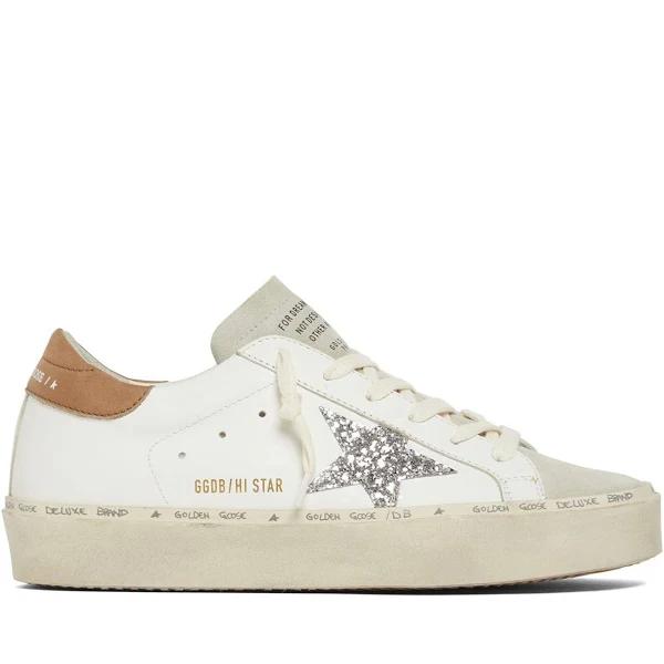 Golden Goose Leather Hi Star Sneakers - White - 41