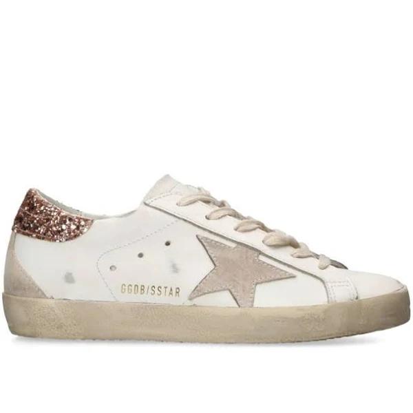 Golden Goose Leather Super-Star Sneakers - White - 36