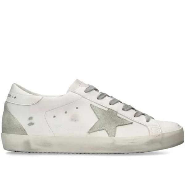 Golden Goose Leather Super-Star Sneakers - White - 40