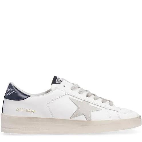 Golden Goose Men's Stardan Suede Star Leather Low-top Sneakers
