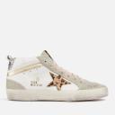 Golden Goose Mid Star Leather Sneakers White