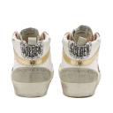 Golden Goose Mid Star Leather Sneakers White