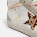 Golden Goose Mid Star Leather Sneakers White