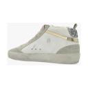 Golden Goose Mid Star Leather Sneakers White
