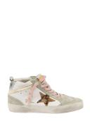 Golden Goose Mid Star Leather Sneakers White