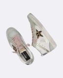 Golden Goose Mid Star Leather Sneakers White
