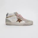 Golden Goose Mid Star Leather Sneakers White