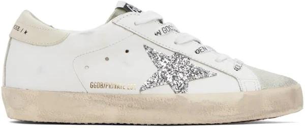 Golden Goose SSENSE Exclusive White Super-Star Sneakers