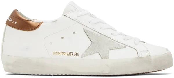 Golden Goose SSENSE Exclusive White Super-Star Sneakers