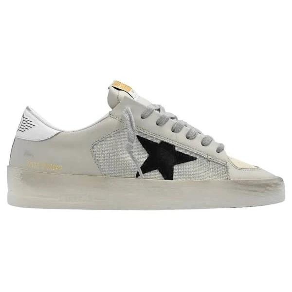 Golden Goose Stardan Sneaker - Sand/ Light Silver/ Black/ White 41