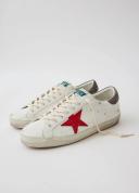Golden Goose | Super-Star Sneakers White/Red/Dark Grey / 41