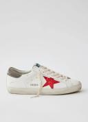 Golden Goose | Super-Star Sneakers White/Red/Dark Grey / 44