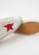 Golden Goose | Super-Star Sneakers White/Red/Dark Grey / 44
