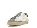 Golden Goose Super-Star White Silver Green
