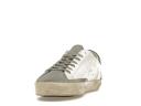 Golden Goose Super-Star White Silver Green