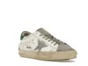 Golden Goose Super-Star White Silver Green
