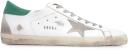Golden Goose Superstar Sneakers 41 White,Green Leather